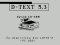 D-text v5-3 epson-lx-100 latin2 title.png